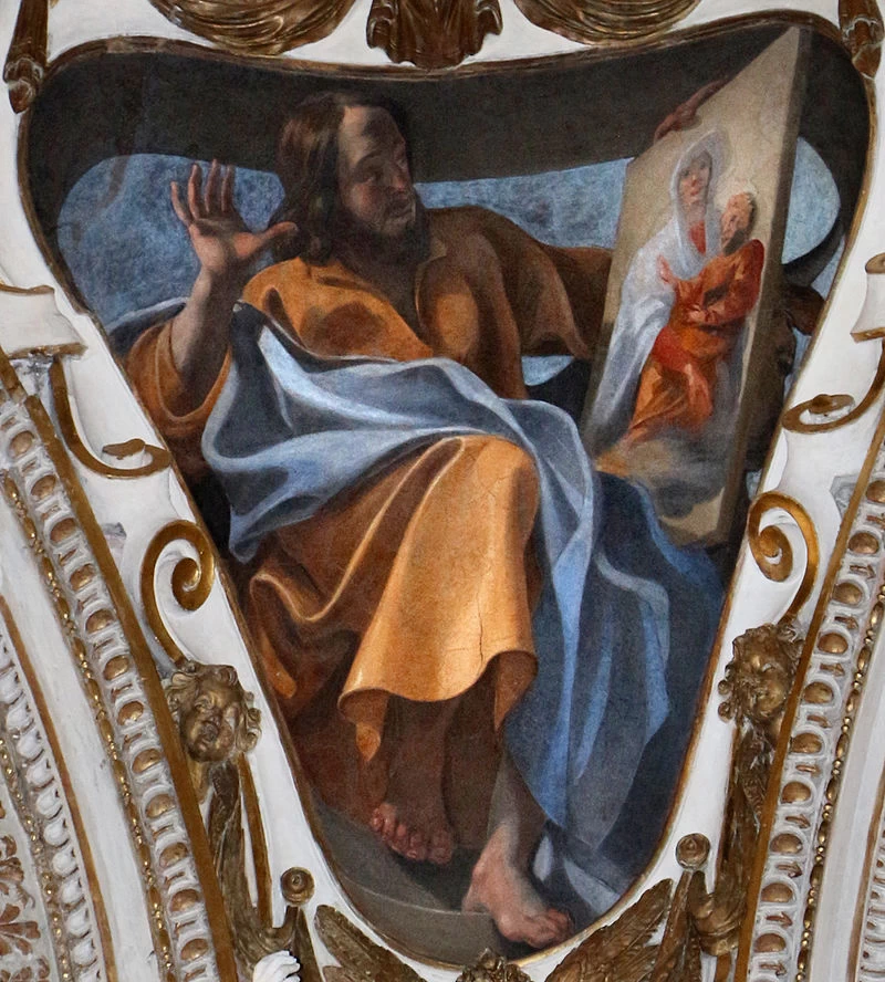 Volta con la vita di Maria - San Luca, San Lorenzo in Lucina (Roma)